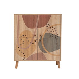 Hanah Home Form - 1048 Conjunto Muebles Recibidor Zapatero Banco Almacenamiento Tablero Melamina Patas Madera Sonomo Azul Oscuro